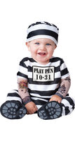 Time Out Cute Convict Baby Costume
