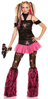 Sexy Pink Cybergoth Costume
