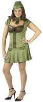 Womens sexy army costume