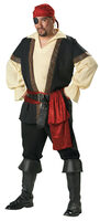 Plus Size Mens Elite Pirate Costume