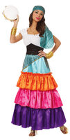 Womens Bohemian Gypsy Costume
