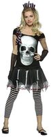 Glam Faces Skull Teen Costume