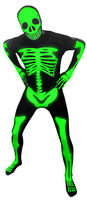 Mens Glow in the Dark Skeleton Morphsuit