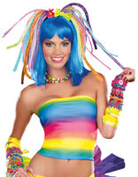 Cyber Gothic Rave Falls Wig