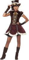 steampunk girl tween costume