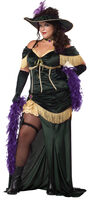 plus size saloon madame costume