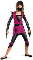 girls dark ninja costume