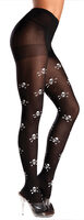 sexy pirate skull and crossbone pantyhose