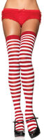 Red and White Striped Stockings