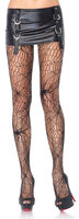 Black Widow Spiderweb Pantyhose