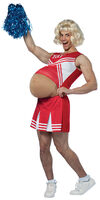 Pregnant Cheerleader Funny Costume