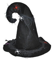 witch hat with spiderwebs