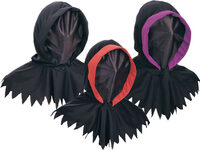 black scary hidden mask