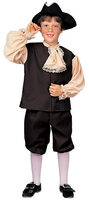 kids historical colonial boy costume