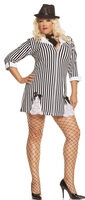 plus size gangster girl costume