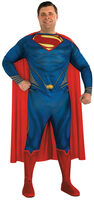 man of steel superman plus size costume