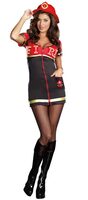 Light Up Burn Baby Firefighter Costume