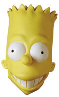 Oversized Vinyl Bart Simpson Mask