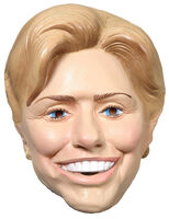 Oversized Vinyl Hillary Clinton Mask