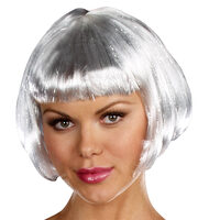 Silver Robot Wig
