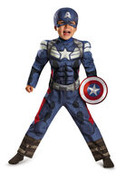 captain america movie toddler costume