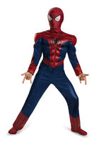 spiderman muscle chest kids costume