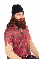 funny duck hunter beard and hat set