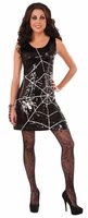 womens black scary witch dress