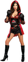 sexy knockout boxer sports costume