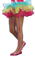 girls rainbow tights