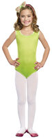 girls lime green ballerina leotard kids costume