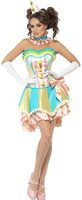 sexy vintage circus clown costume
