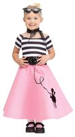 soda shop sweetie 50s toddler costume