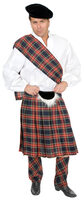 mens scottish kilt plus size costume