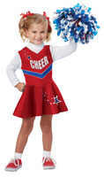 classic cheerleader girls toddler costume