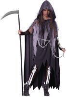 kids miss reaper scary costume