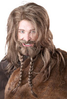 mens viking wig and beard set