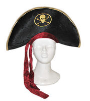 velour pirate hat