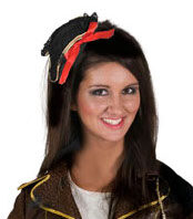 mini pirate clip on hat