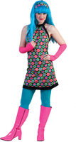 psychedelic retro adult costume