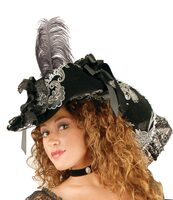 lace pirate hat