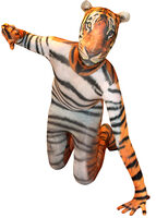 Kids tiger morphsuit