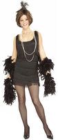 Black Chicago Flapper Adult Costume