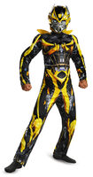 Muscle chest bumblebee kids costume