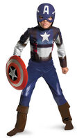 Classic captain america retro kids costume