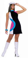Funky Mod Doll 60s Costume
