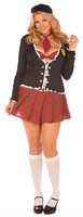 Sexy Skool Daze Plus Size School Girl Costume