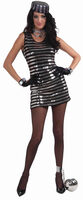 Sexy Sequined Convict Costume