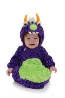 purple baby bunting monster costume