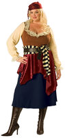 Plus Size Bucanneer Babe Pirate Costume